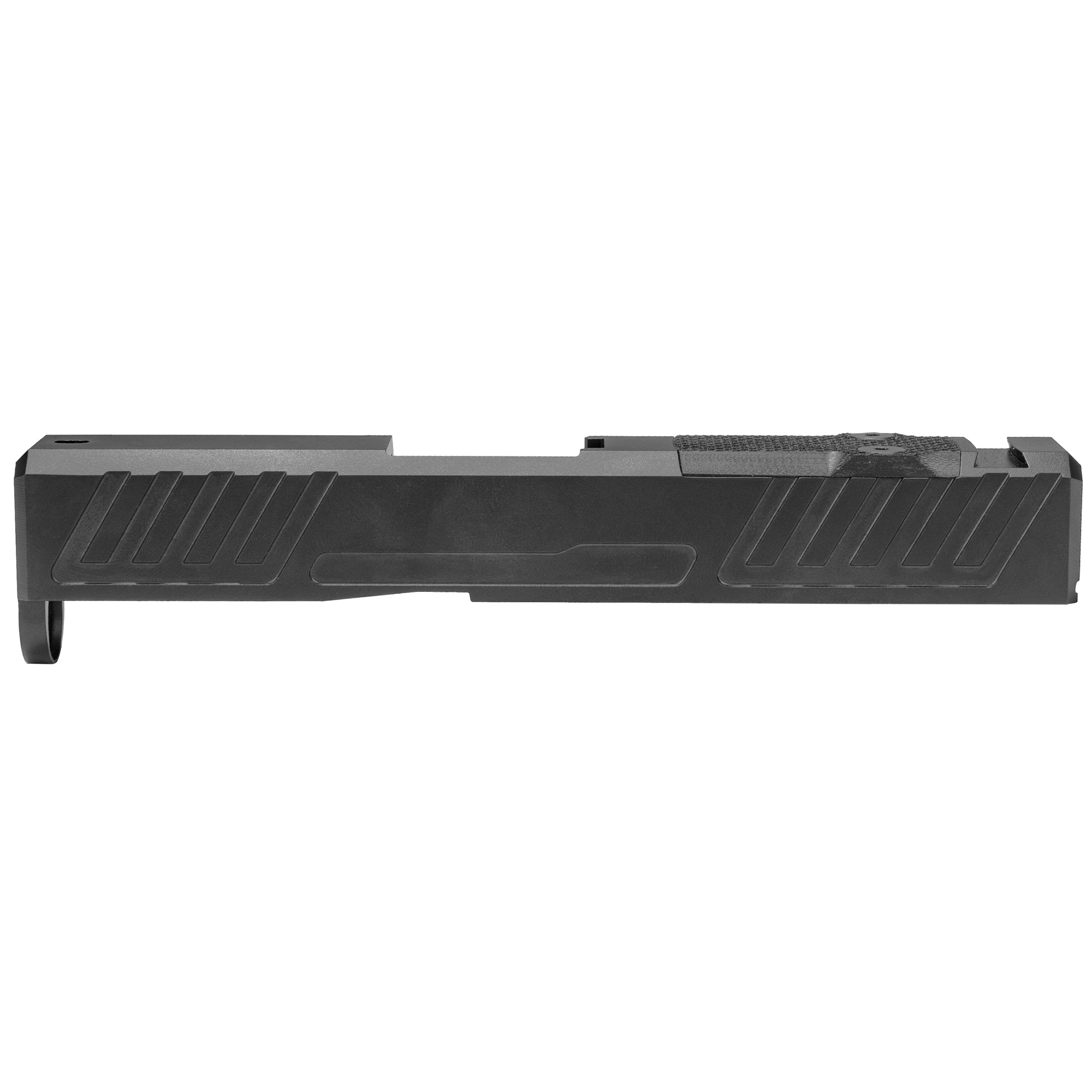 Grey Ghost Stripped Slide for Glock 43/43x v1 Optic Cutout - GGPSPG43V1BLK - Grey Ghost Precision