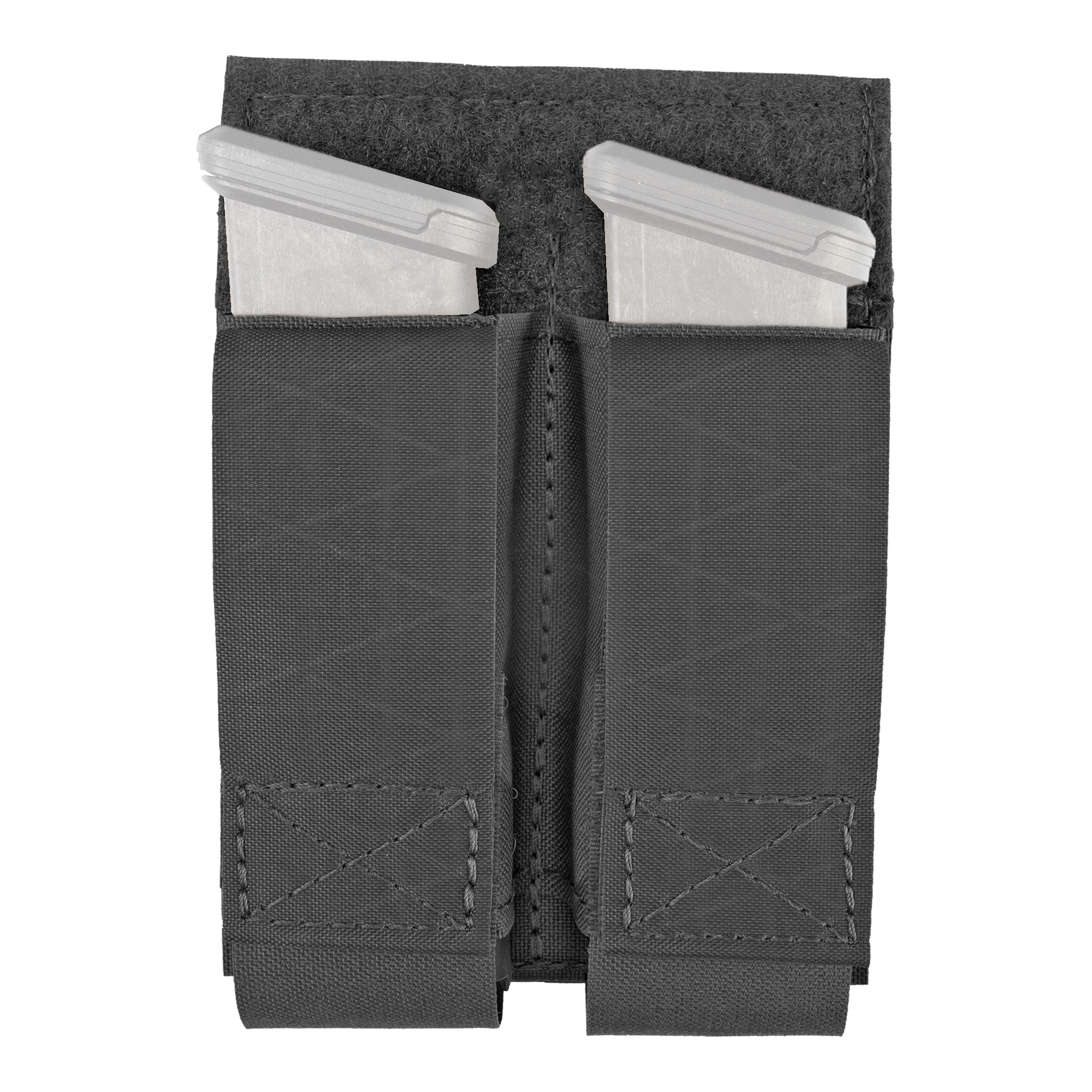 Grey Ghost Double Pistol Magna Mag Pouch, Black - GTG03802 - Grey Ghost Gear