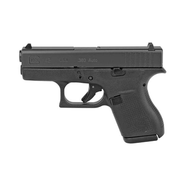Glock G42 Subcompact .380 ACP 3.25" 6rds, Black - Glock