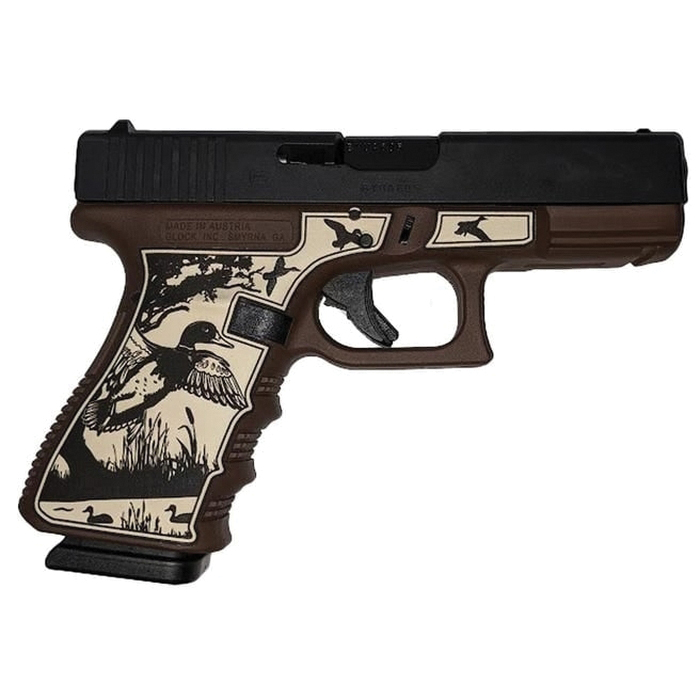 Glock G19 Gen 3 Custom Mallard Brown Compact 9mm 4.02" 15rds, Mallard Brown - Glock