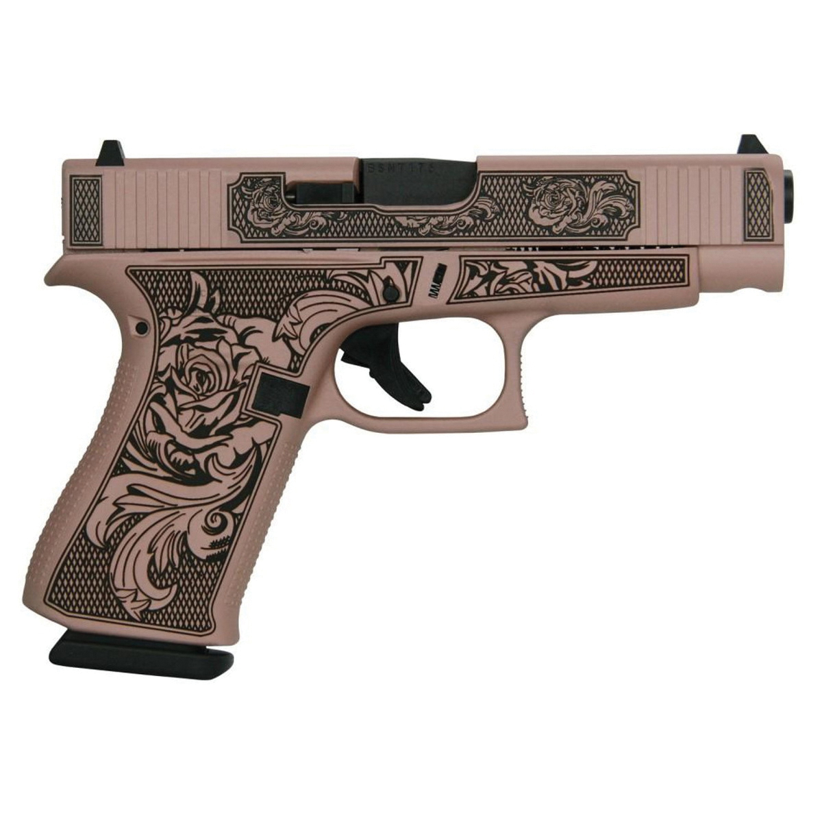 Glock G48 Custom Glock & Roses II Compact 9mm 4.17" 10rds - Glock