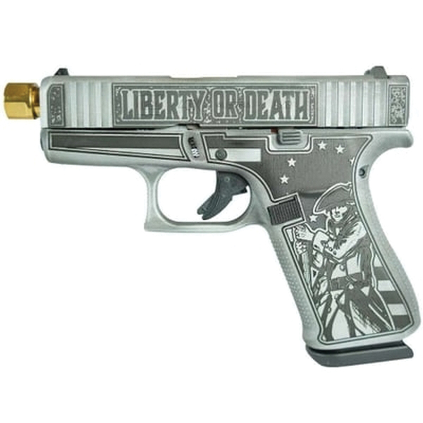 Glock G43X Liberty or Death Subcompact 9mm 3.90" 10rds - Glock