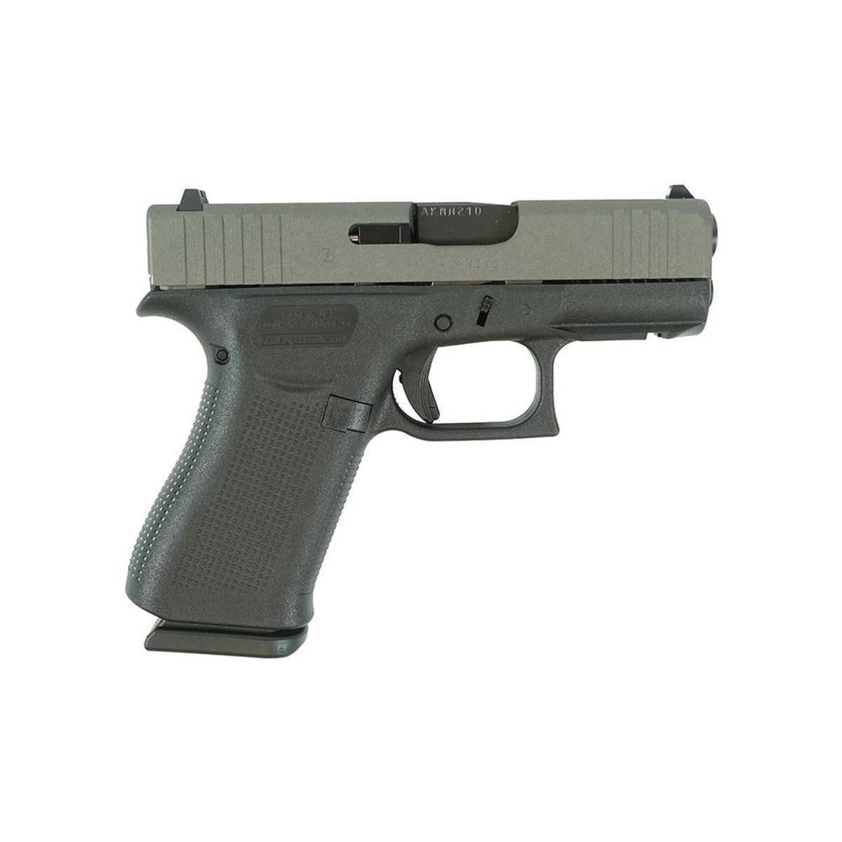 Glock G43X Two-Tone Subcompact 9mm 3.41" 10rds, Gray - Glock