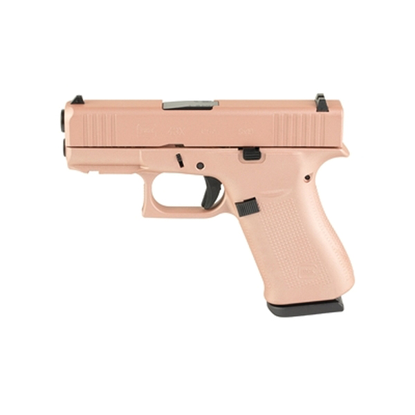 Glock G43X Subcompact 9mm 3.41" 10rds, Rose Gold - Glock