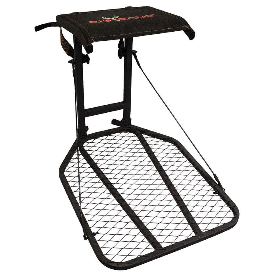 Big Game Treestands Captain 20" x 27" Hang-On Tree Stand, Black 300 lb - Big Game Treestands