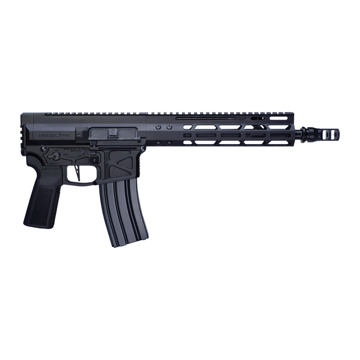 Global Ordnance Monolith 15P 5.56x45mm 12.60", Black - Global Ordnance