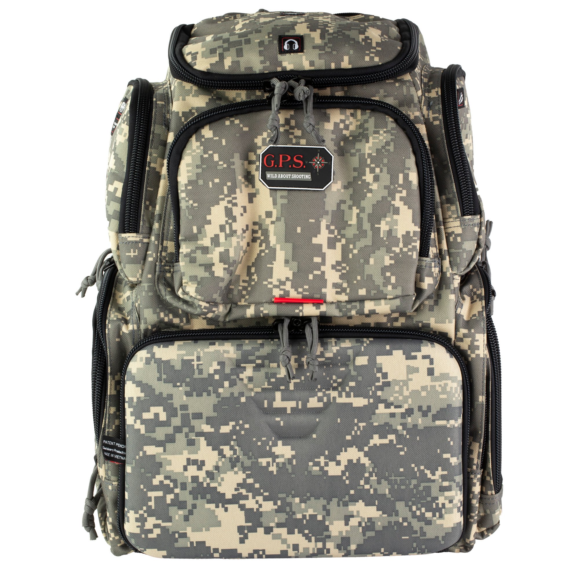 GPS Handgunner Backpack, Fall Digital Camo - GPS1711BPDC