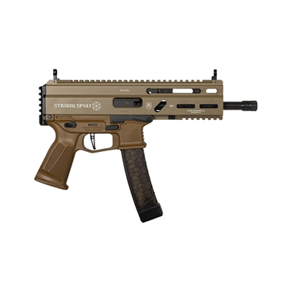 Grand Power Stribog SP9A3 9mm 8" 30rds, Flat Dark Earth - Grand Power