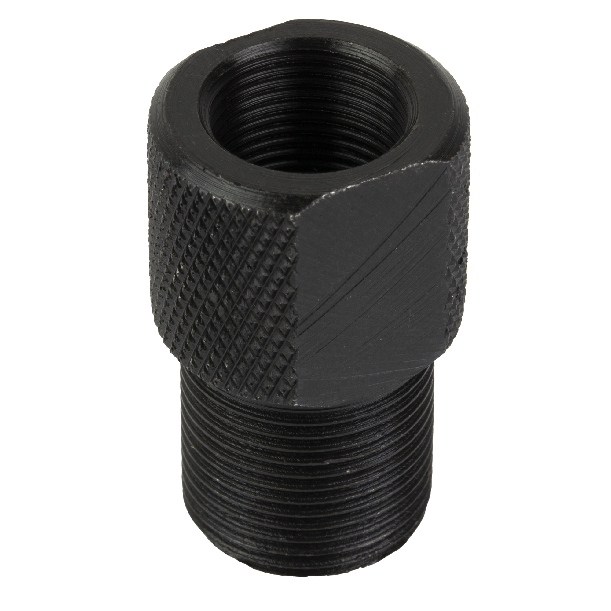 GrovTec Thread Protector Converter, 1/2"-28 to 5/8"-24, Black Oxide - Grovtec Us Inc