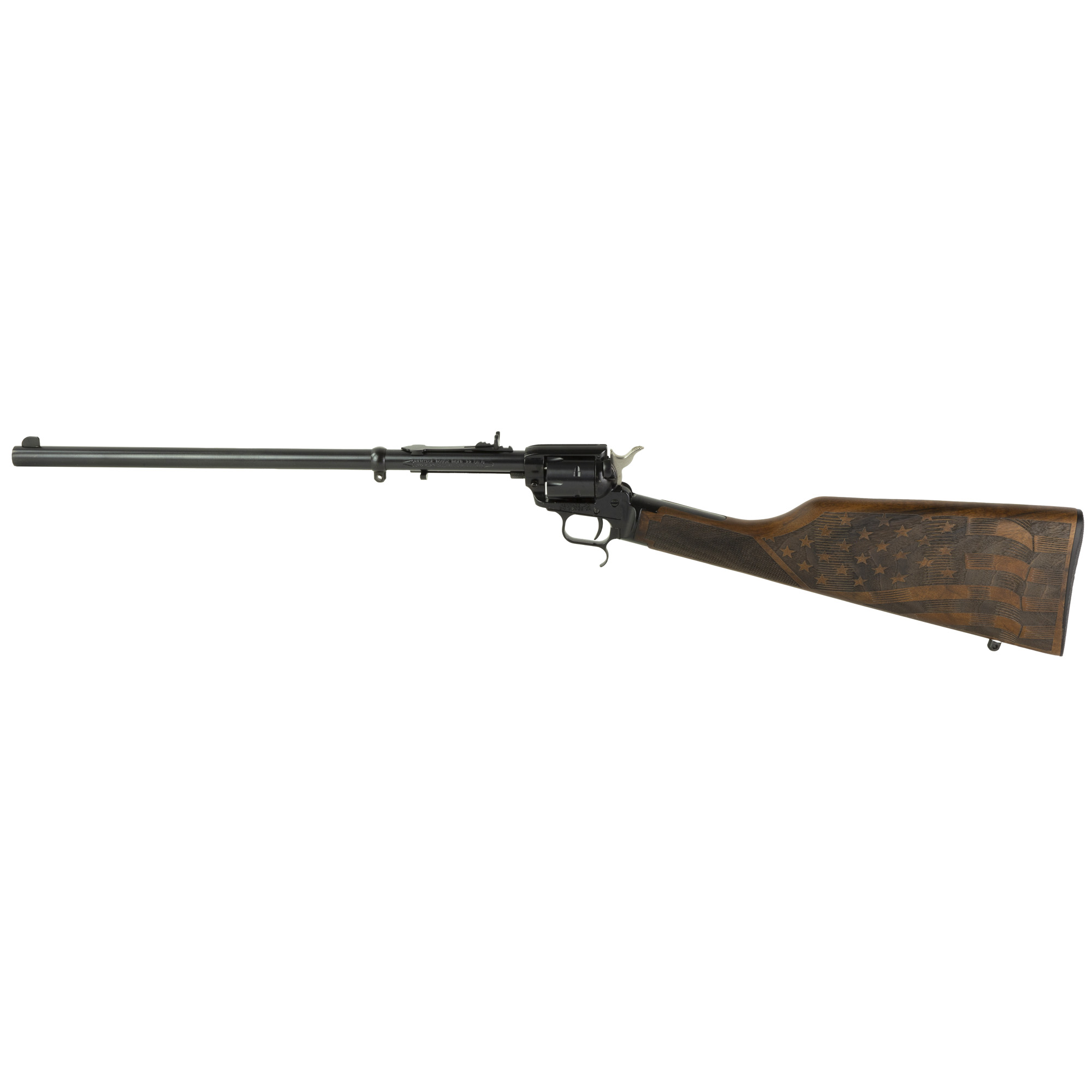 Heritage Rough Rider .22LR Revolver, 16" Barrel, Adjustable Sights, Black - BR226B16HSWB06 - Heritage