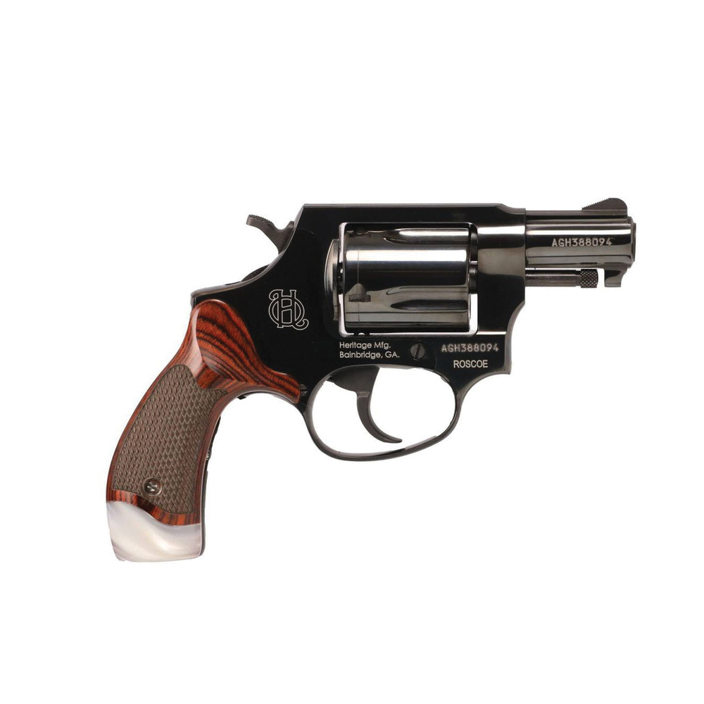 Heritage Roscoe .38 Special Revolver 2" 5rds, Black - Heritage