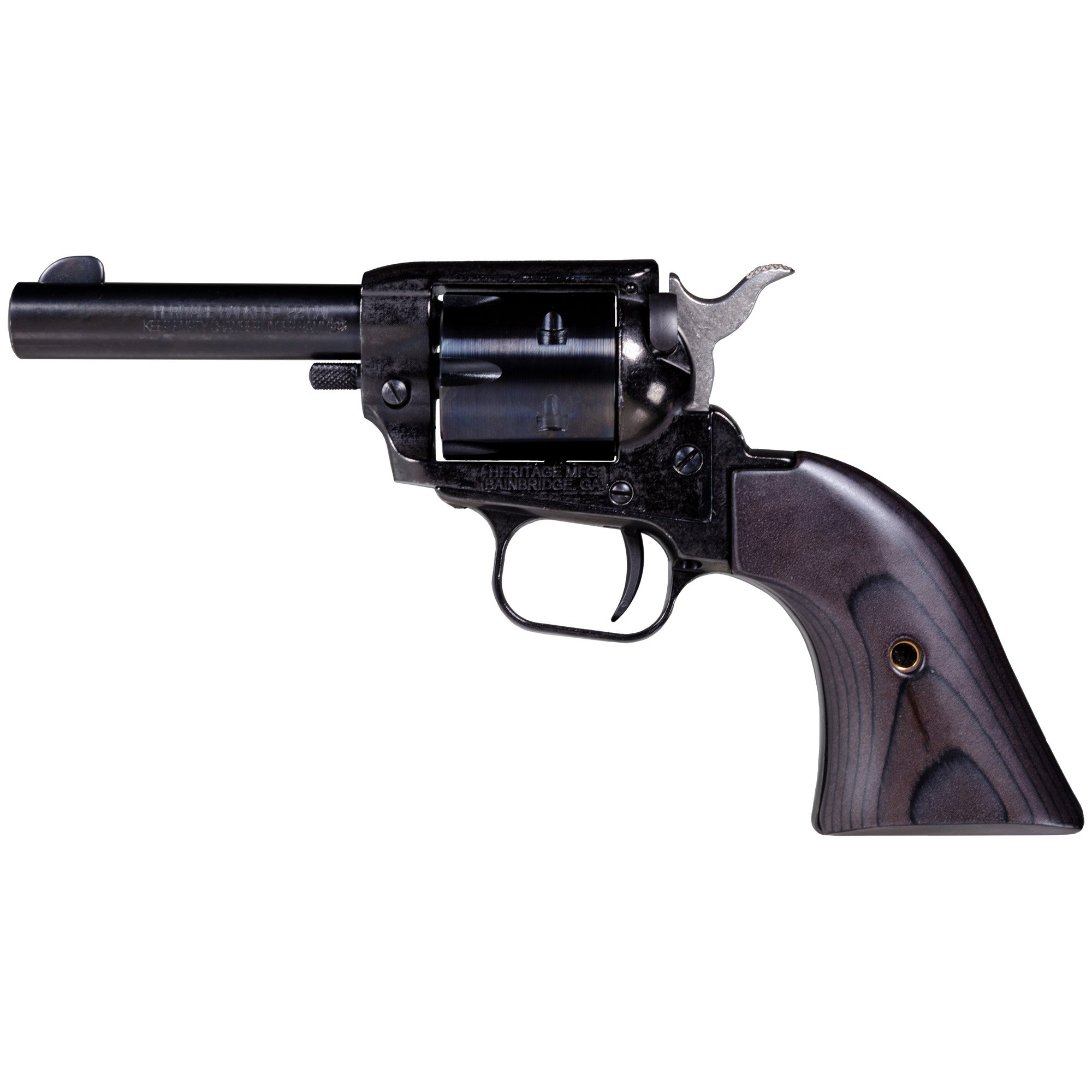 Heritage Barkeep .22LR Revolver, 3.6" Barrel, Fixed Sights, Black - BK22B3BBK - Heritage