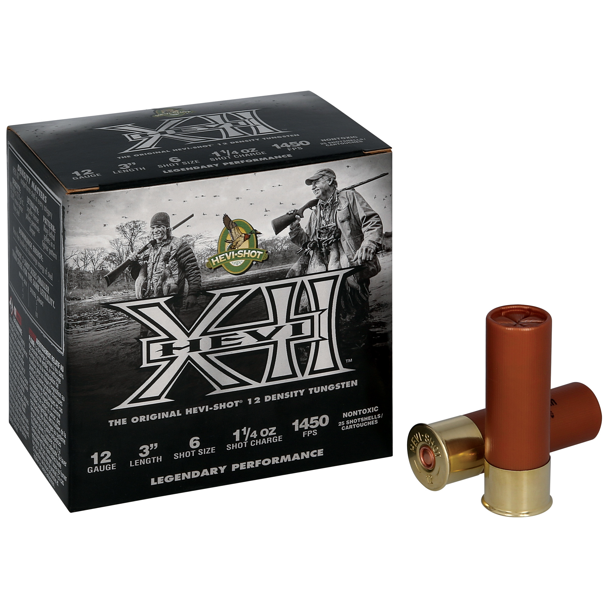 HEVI-Shot HEVI-SHOT 12 Gauge Ammunition, 25 Rounds Lead #6 - HS53306 - Hevi-Shot