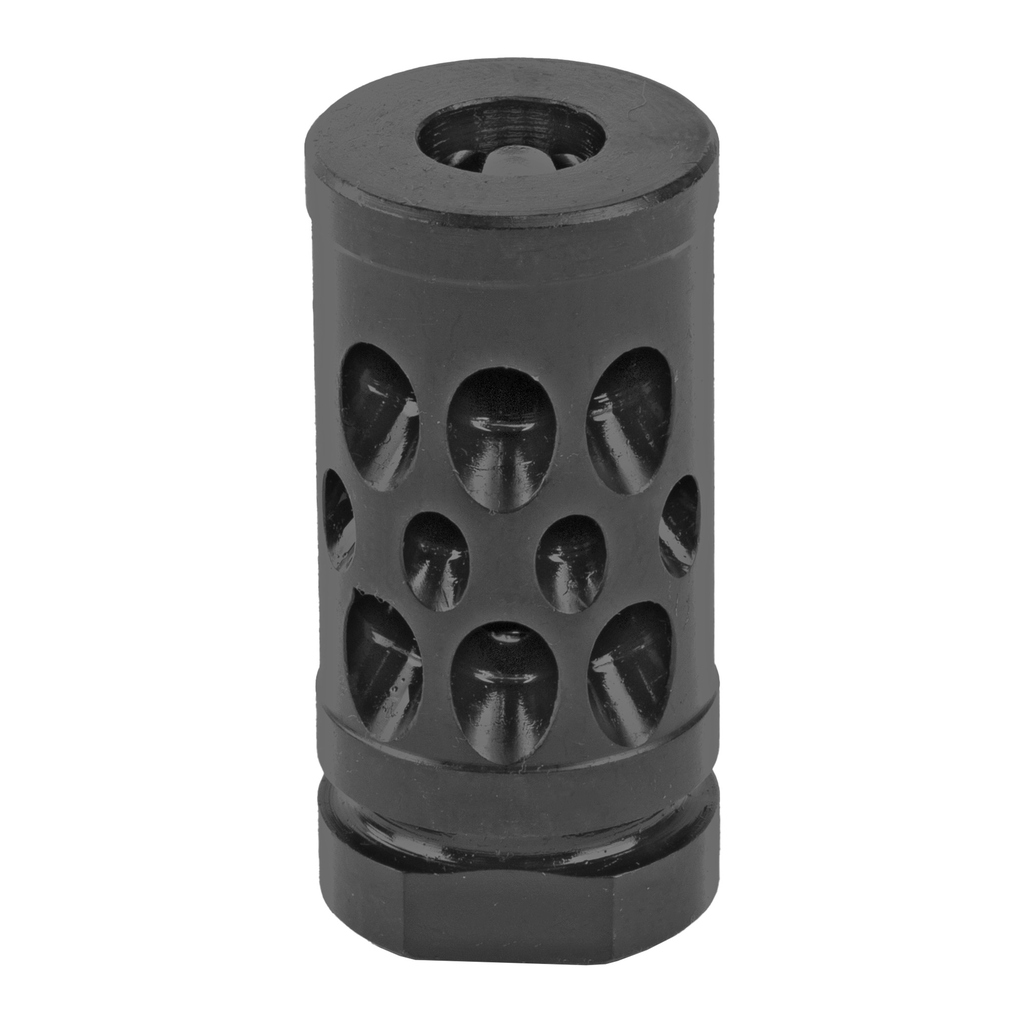 Hiperfire Hipercomp Gen2, 9mm, Black, Threaded 1/2-28, Includes Crush Washer - Hiperfire