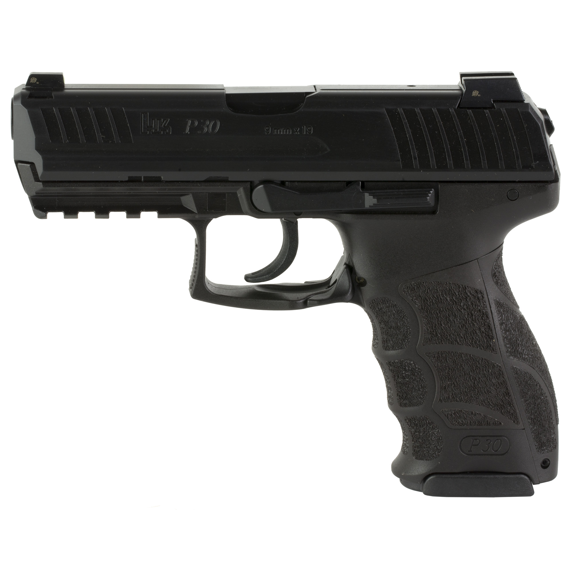 HK P30 9mm Pistol, 3.85" Barrel, Night Sights, Black - 81000106 - H&K