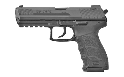 HK P30L 9mm Pistol, 4.45" Barrel, Night Sights, Black - 81000120 - H&K