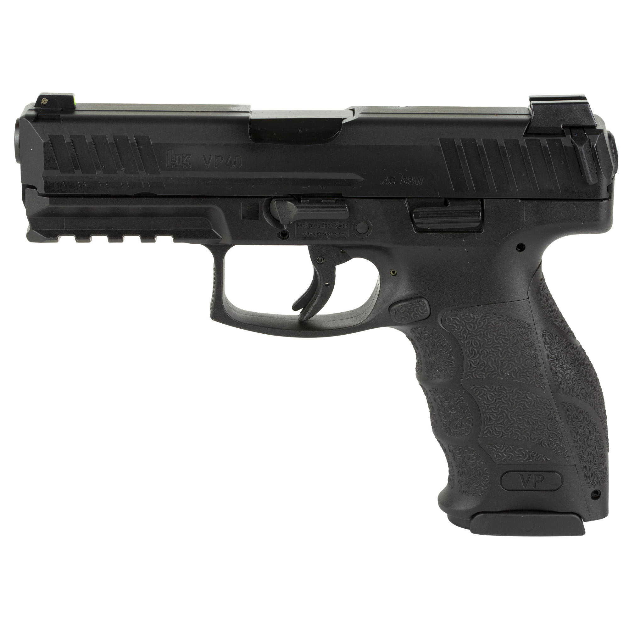 HK VP40-B .40 S&W Pistol, 4" Barrel, 3 Dot Sights, Black - 81000271 - H&K