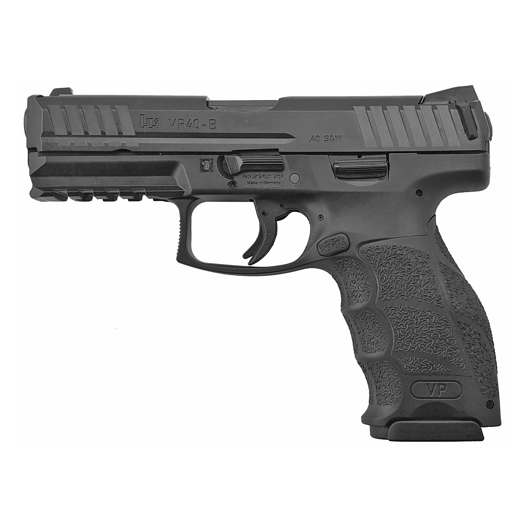 HK VP40-B .40 S&W Pistol, 4" Barrel, Night Sights, Black - 81000272 - H&K