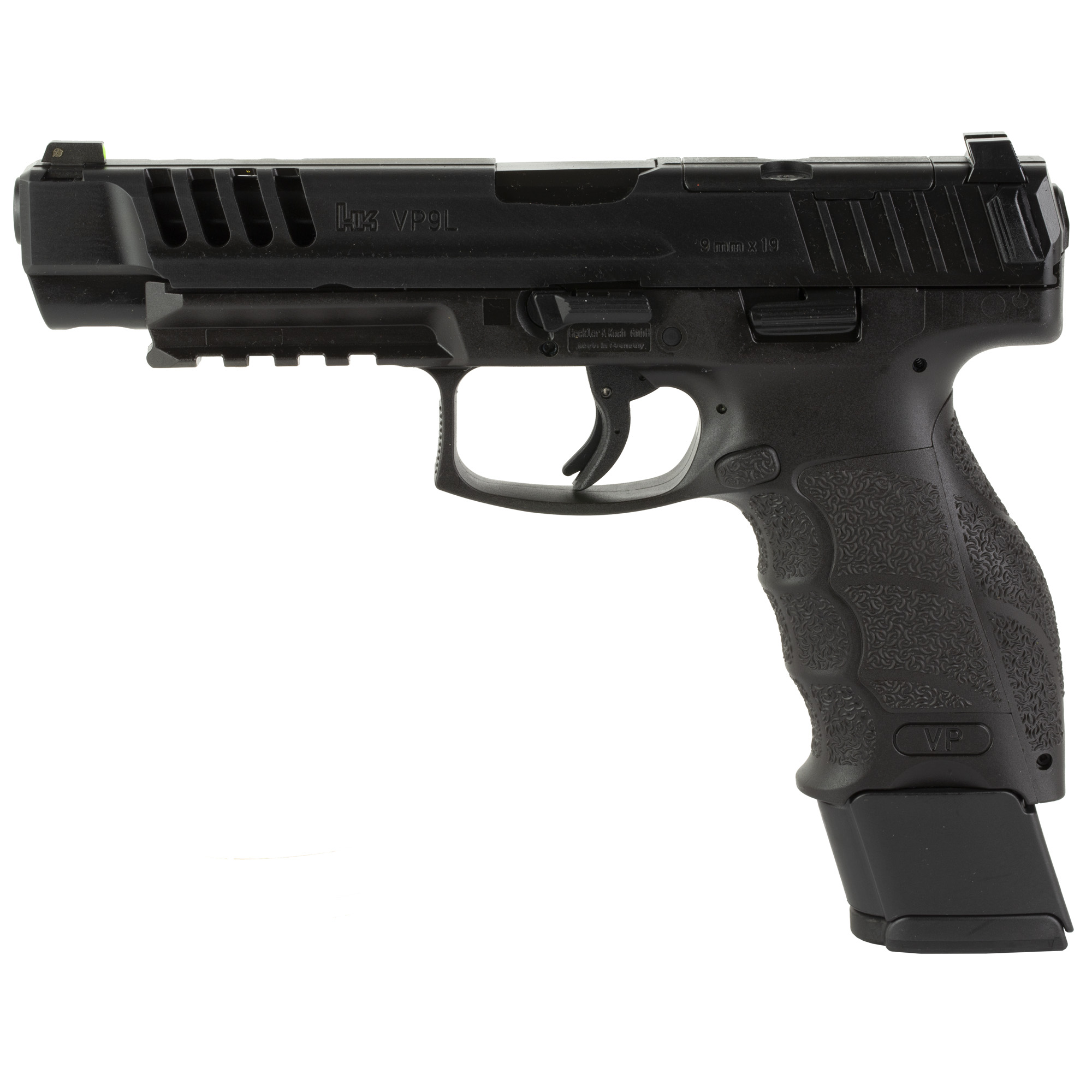 HK VP9L 9mm Pistol, 5" Barrel, Black - 81000736 - H&K