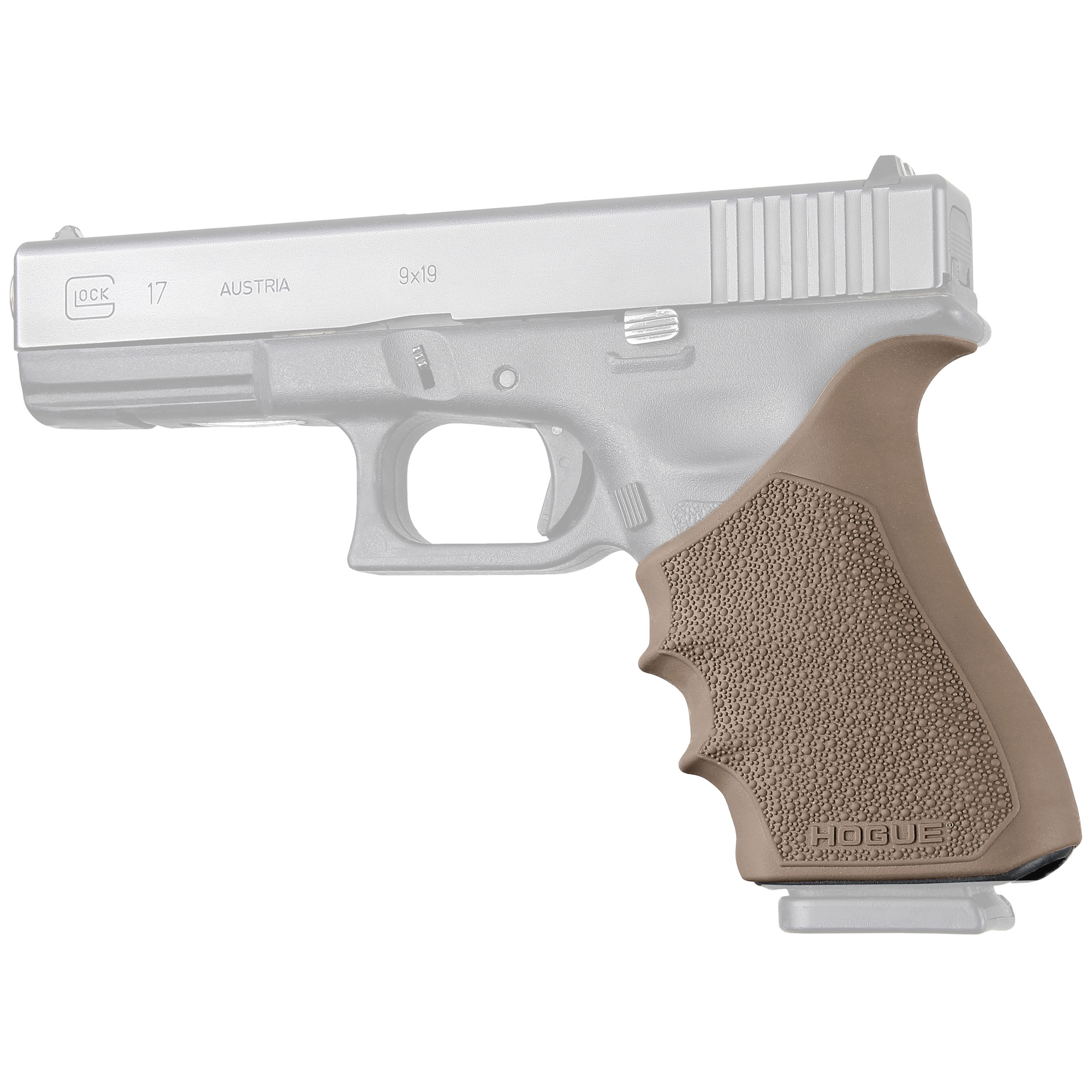 Hogue HandALL Beavertail Grip Sleeve for Glock Modles, Flat Dark Earth - 17033 - Hogue