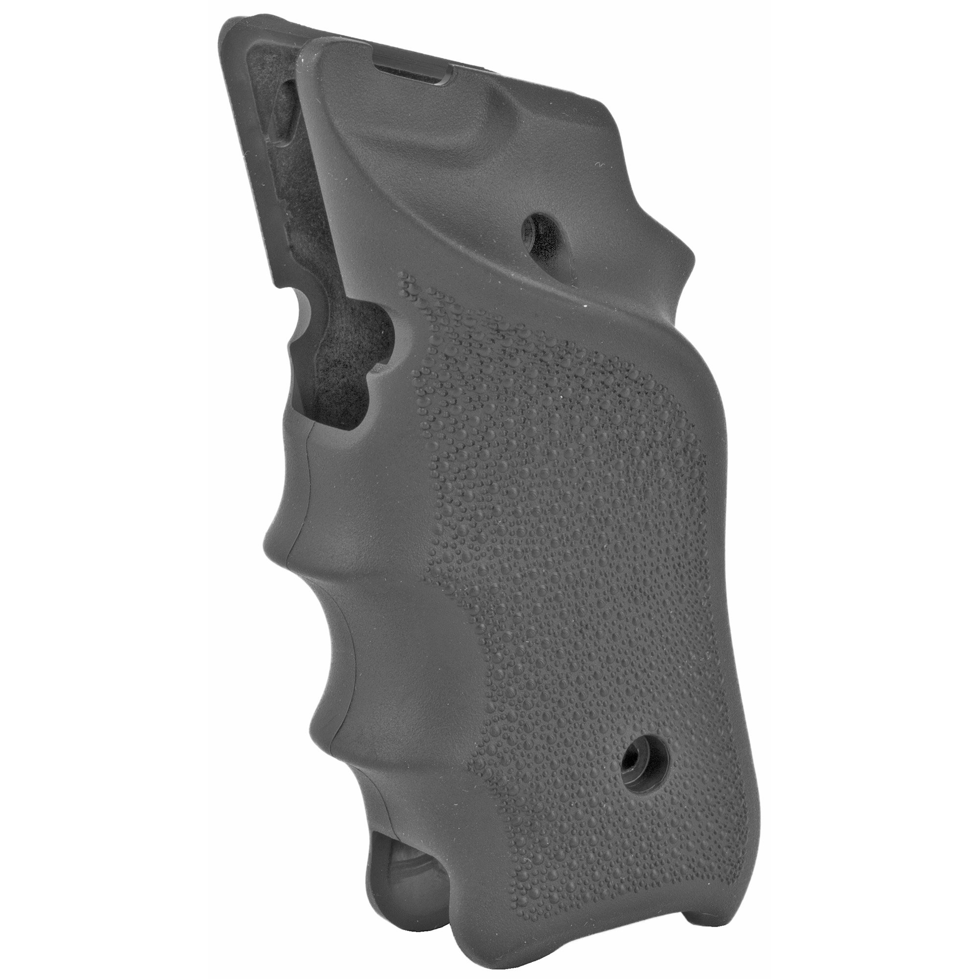 Hogue Rubber Grips, Finger Grooves and Right Hand Thumb Rest, Fits Ruger Mark IV, Black - Hogue
