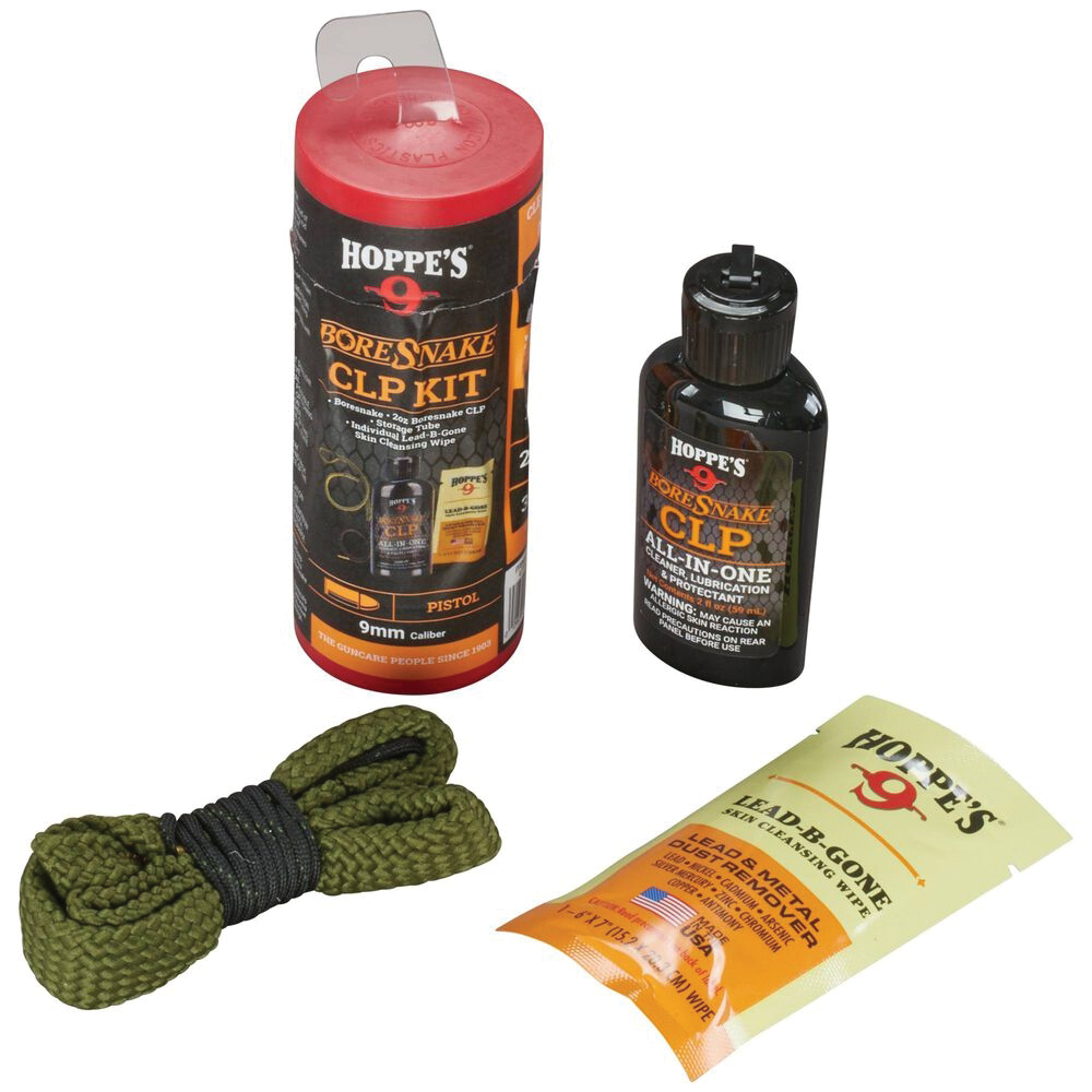 Hoppe's Boresnake 9mm CLP Pistol Kit - Hoppe's