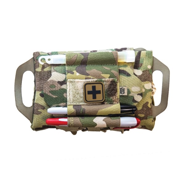 High Speed Gear Inc. Reflex 8" x 3" x 5.50" Full System IFAK Pouch, Multicam
