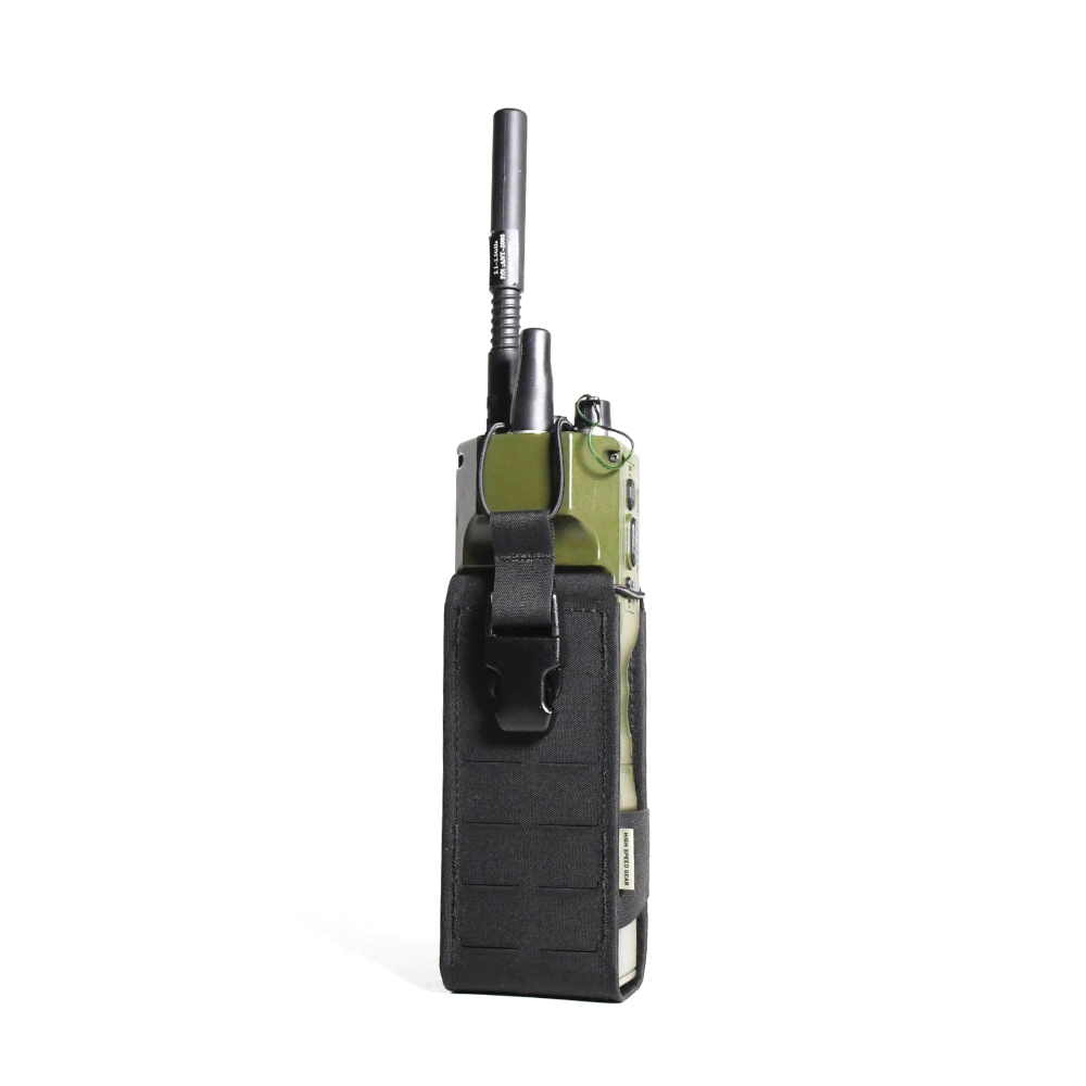 High Speed Gear Inc. Gen 2 Taco 7.25" x 4.50" x 1" Large Radio Pouch, Black - High Speed Gear Inc.