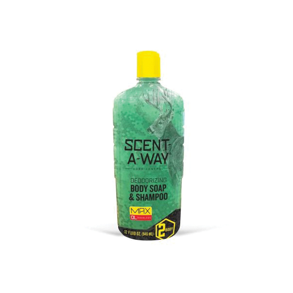 Scent-A-Way Max Liquid Soap/Shampoo, 32 oz Bottle