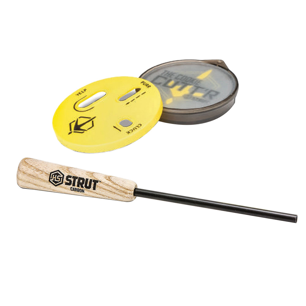 HS Strut Cookie Cutt'R Turkey Combo Glass Pot Call