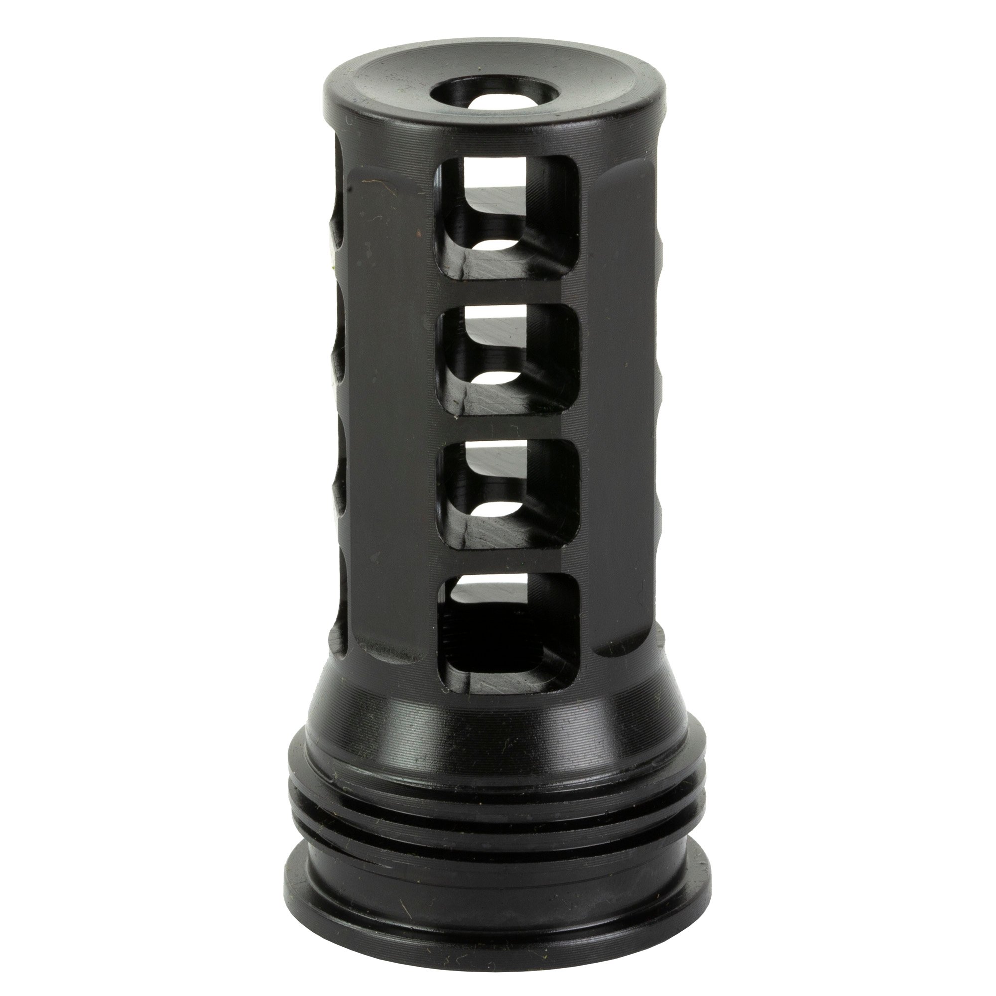 HUXWRX Safety Company Muzzle Brake-QD, 7.62mm, 5/8X24, Black, Fits HuxWrx/OSS Suppressors - Huxwrx Safety Company