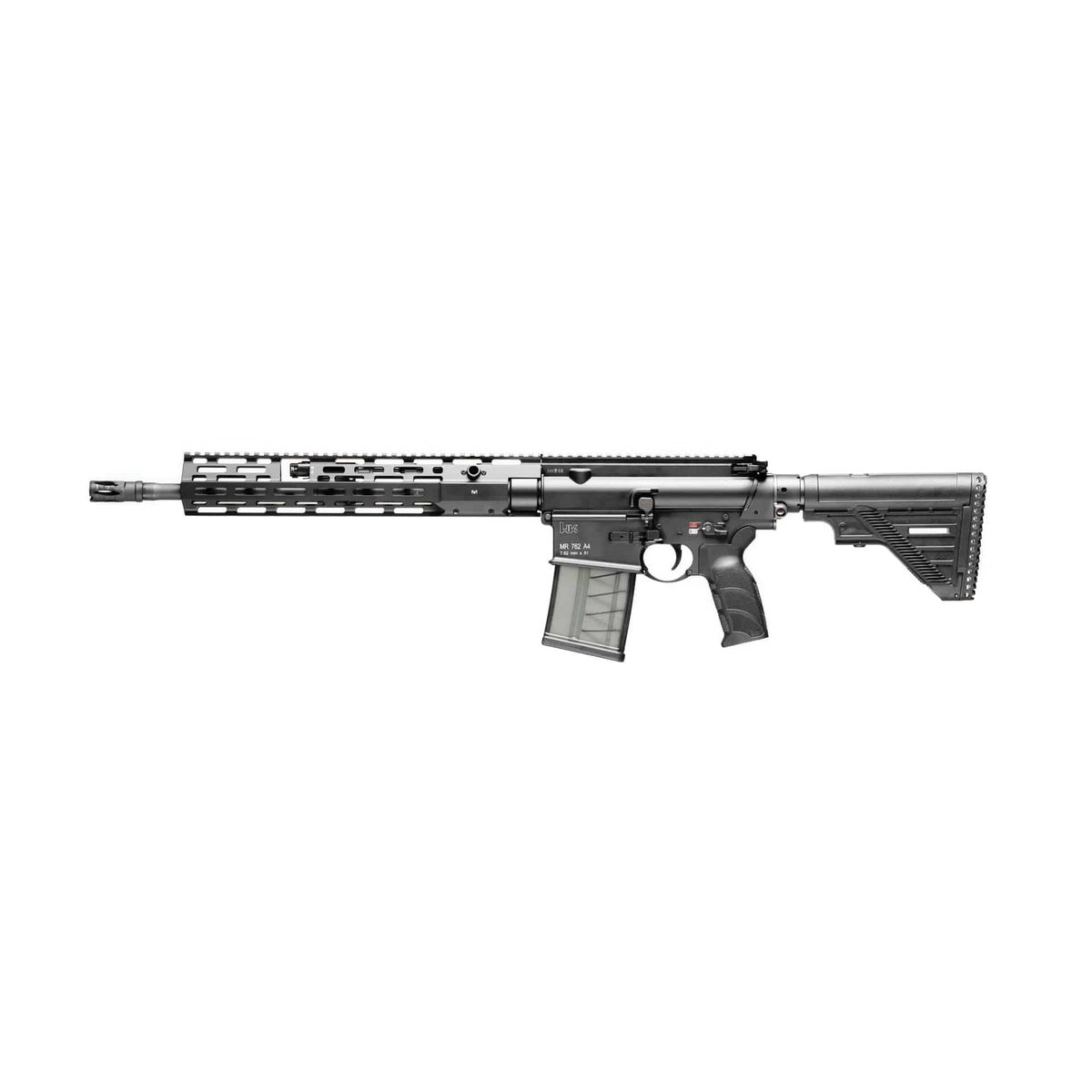 H&K MR762 A4 7.62x51mm Semi-Auto, Black - H&K