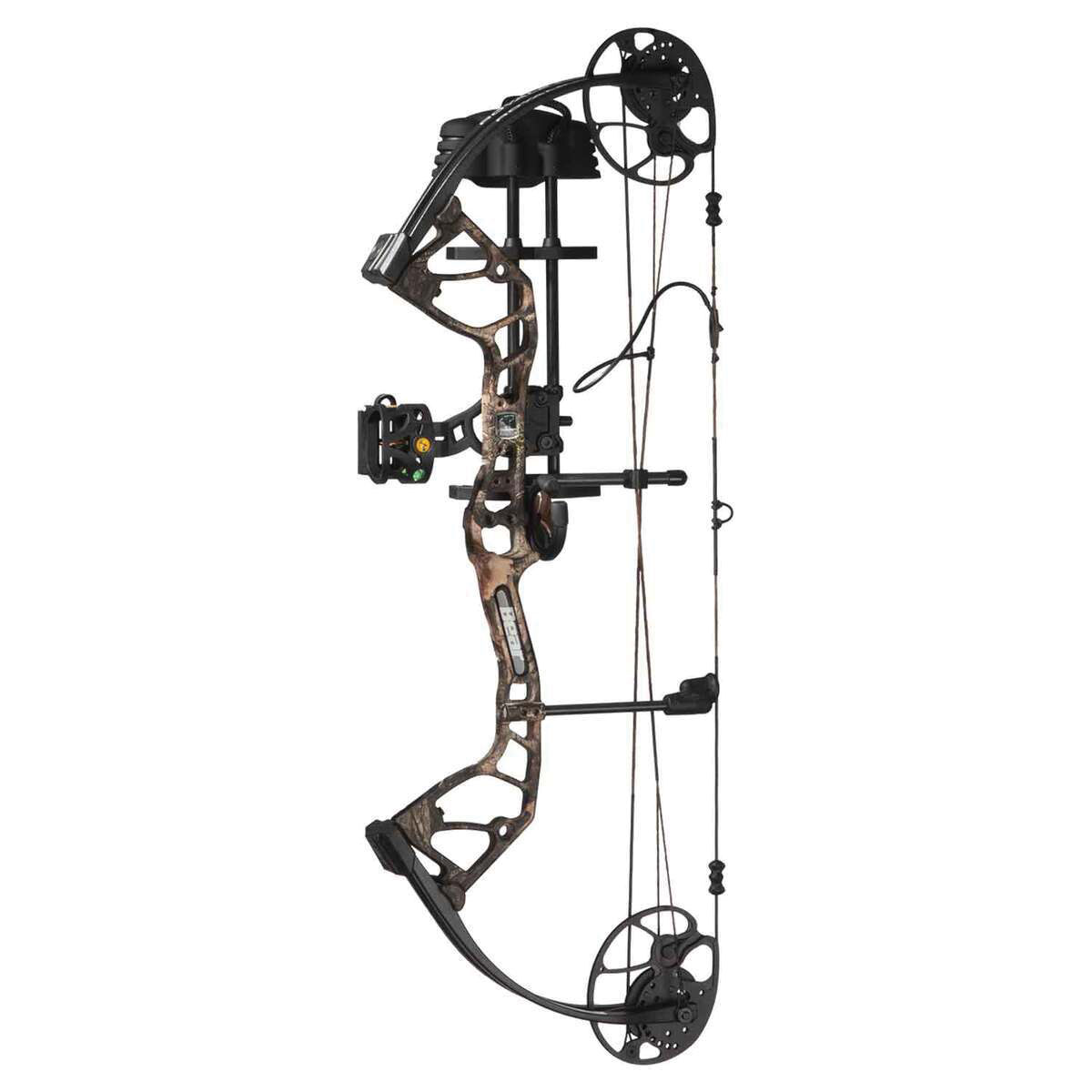 BearX Royale RTH Extra 27" Compound Bow, Mossy Oak Roots Camouflage/Black - Bear/Trophy Ridge/Cajun