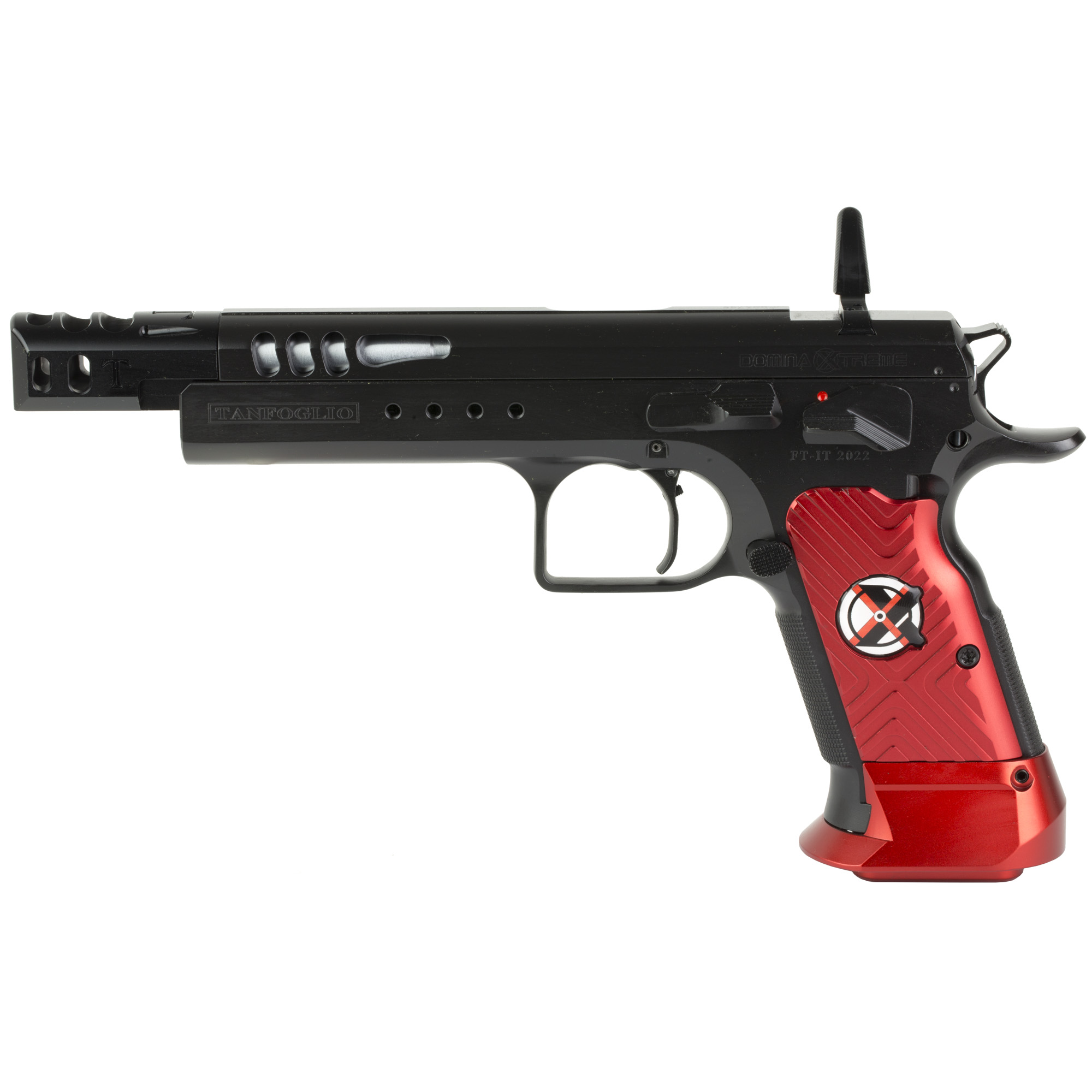 Tanfoglio Domina 9mm Pistol, 5.2" Barrel, Black - TFDOMX9 - Tanfoglio