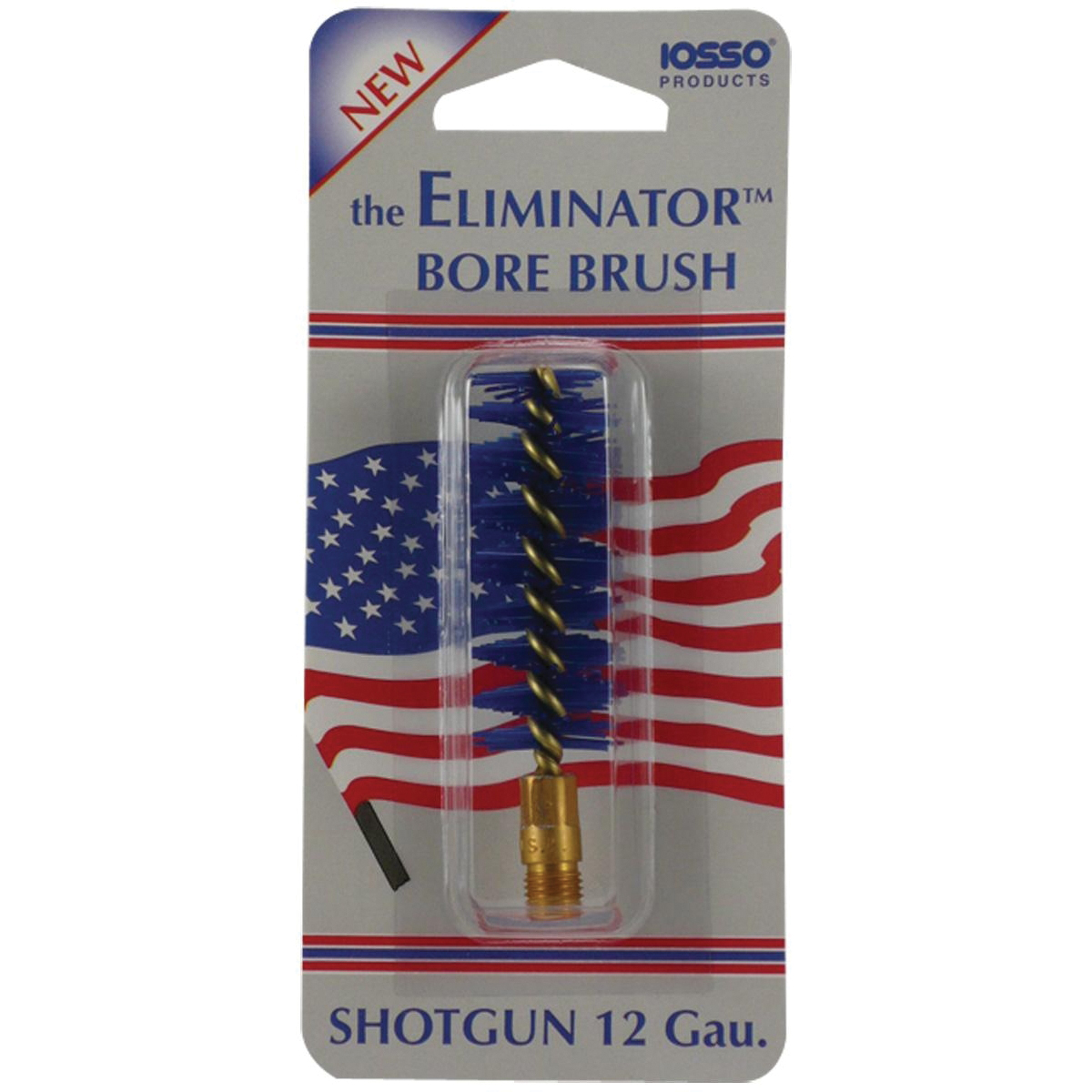 IOSSO Products Eliminator 12 Gauge Premium Bore Brush, Cobalt Blue - Iosso Products