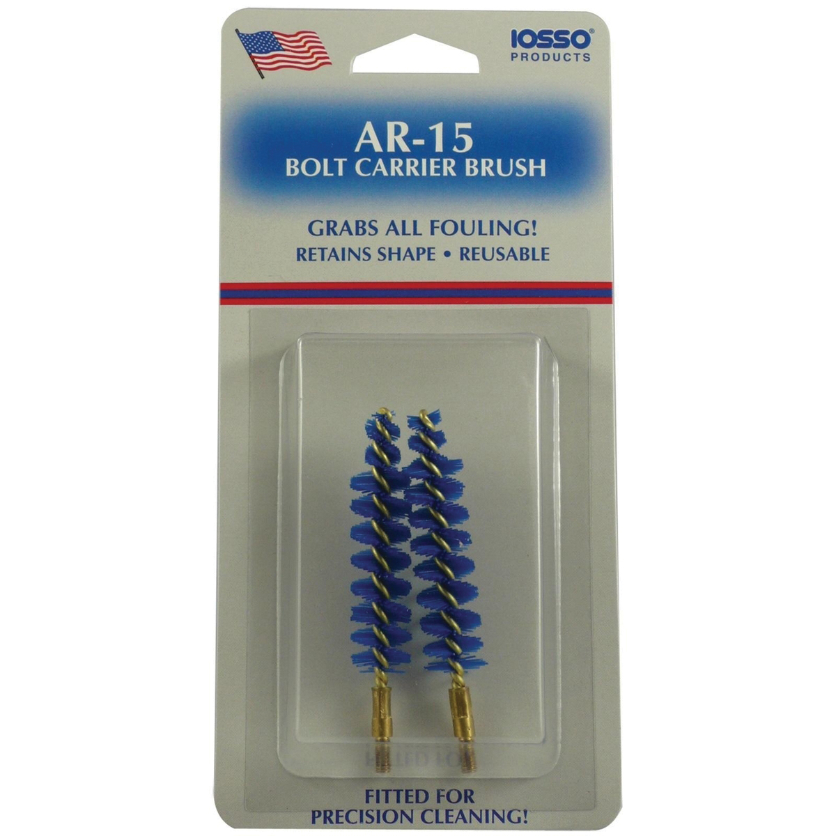 IOSSO Products .223 Cal/5.56x45mm Bolt Carrier Brush, Blue Pack of 2 - Iosso Products