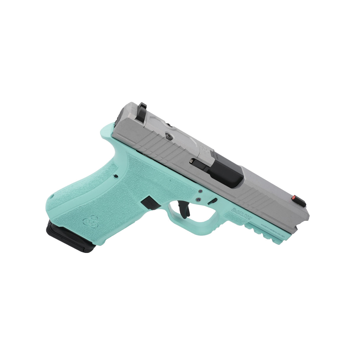 Black Rain Ordnance Frontline Compact 9mm 3.75" 15rds, Robin's Egg Blue - Black Rain Ordnance