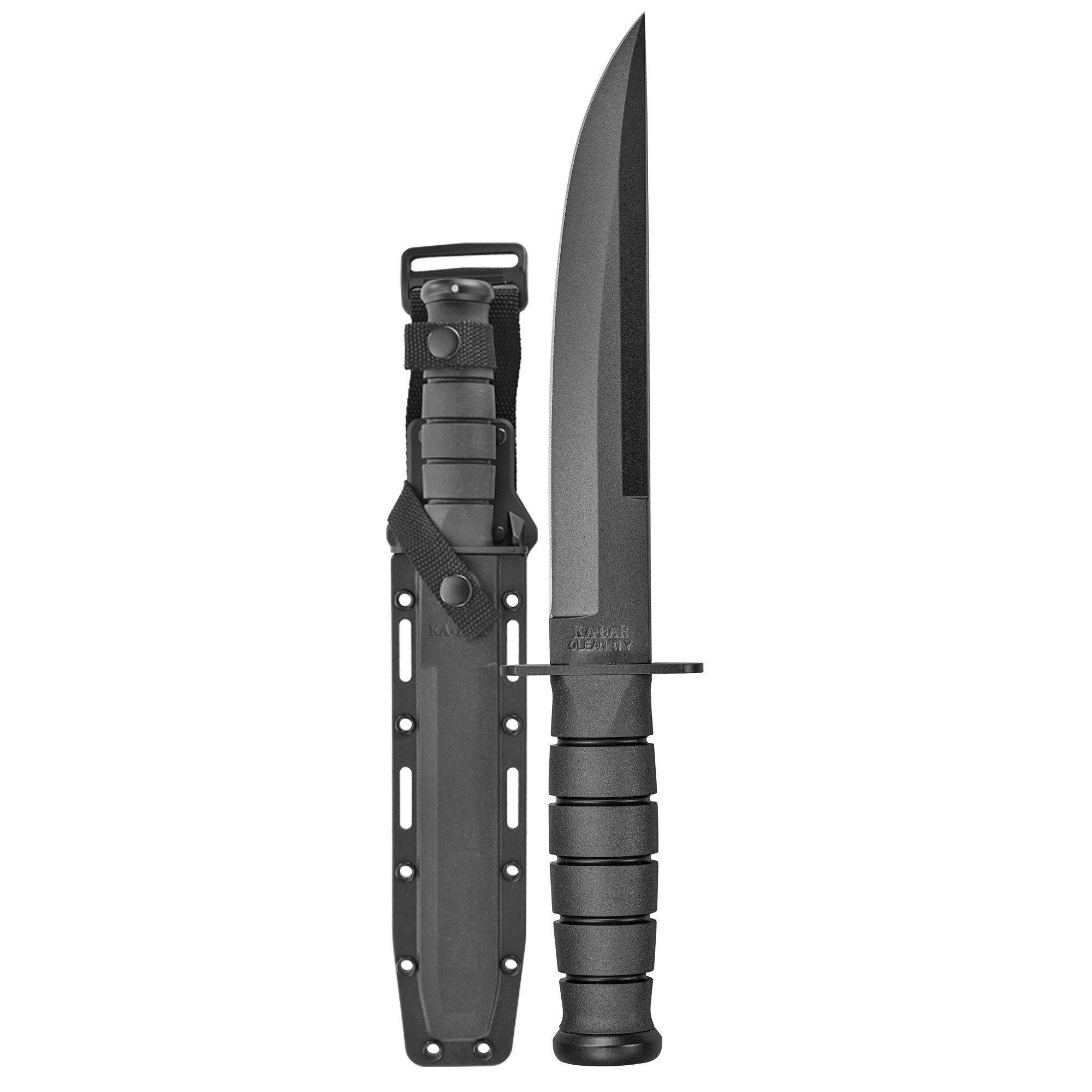 KA-BAR Modified Tanto 8" Modified Tanto Fixed Blade Knife, Silver - 1266 - Ka-Bar