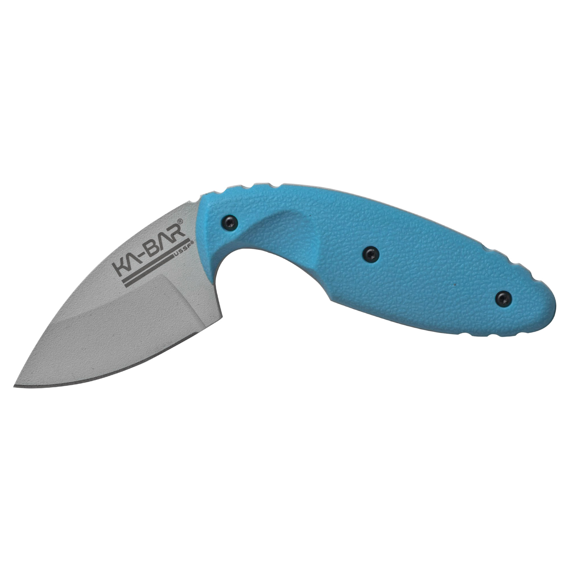 KA-BAR USSF 2.313" Drop Point Fixed Blade Knife, Silver - 1480SF - Ka-Bar