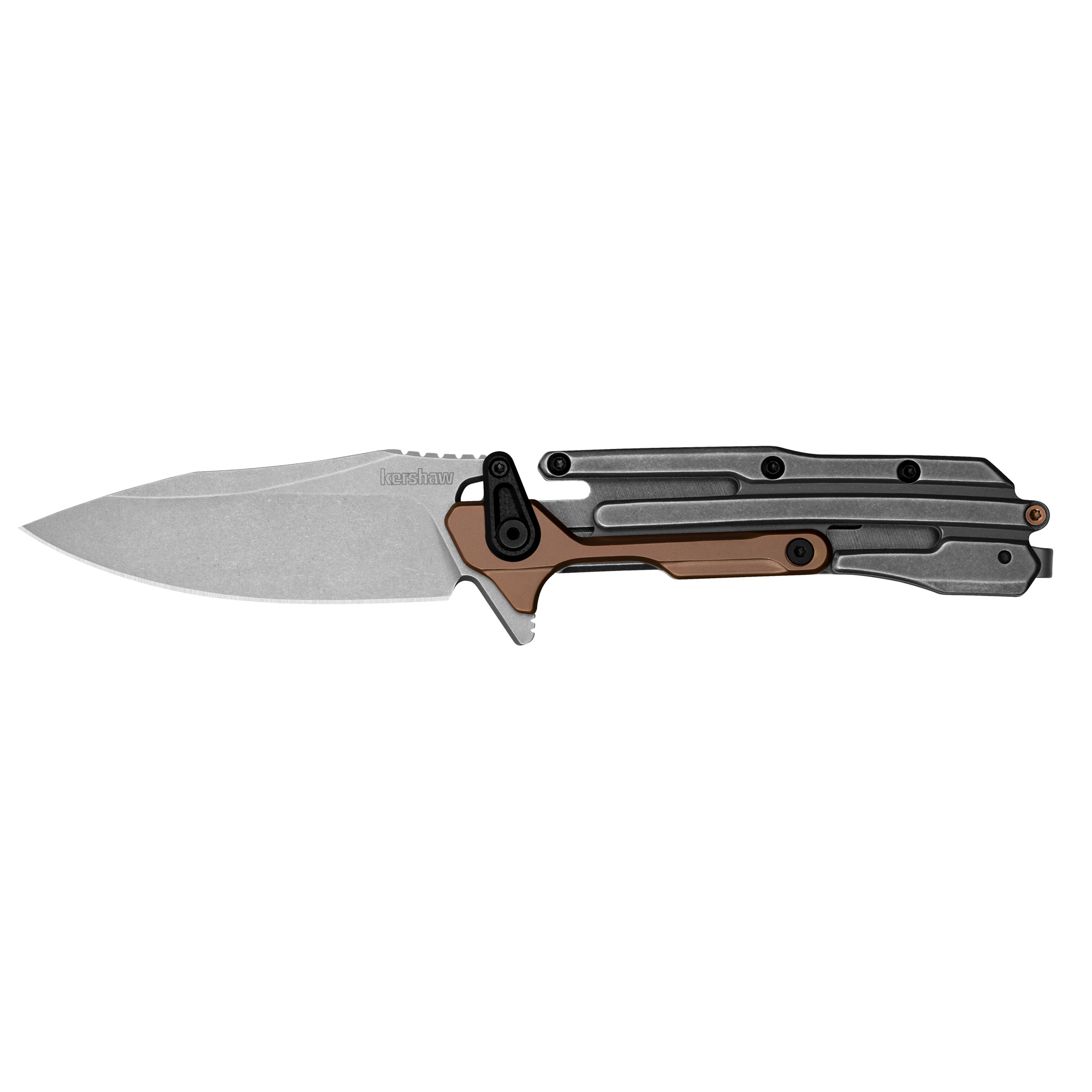 Kershaw Frontrunner 2.9" Assisted Folding Knife, Silver - 2039 - Kershaw