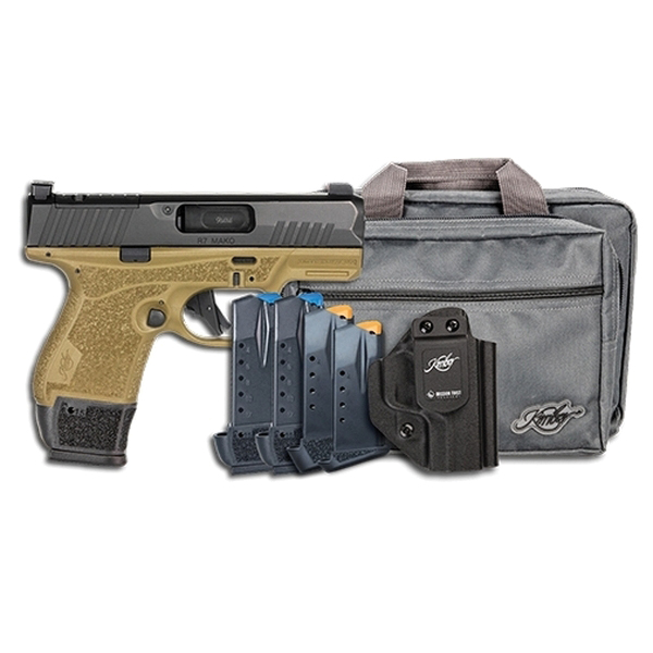 Kimber R7 MAKO OR Bundle 9mm 3.37" 11/13/15rds, Flat Dark Earth - Kimber