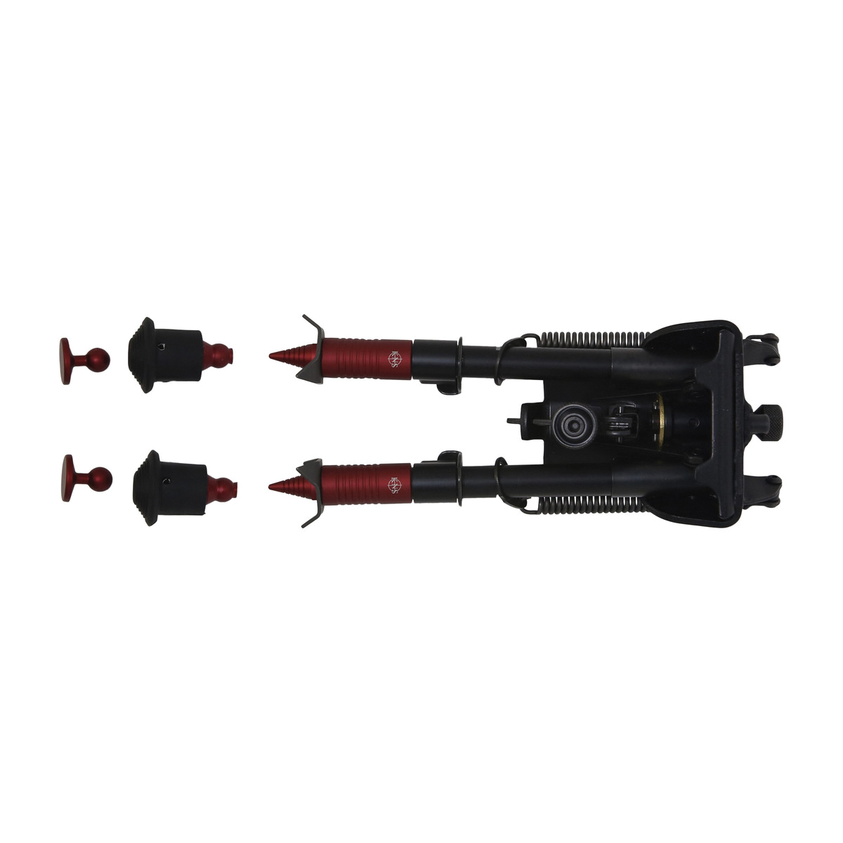 KNS Precision Inc SnapFoot Quick Change Modular Bipod Kit, Black - Kns Precision Inc