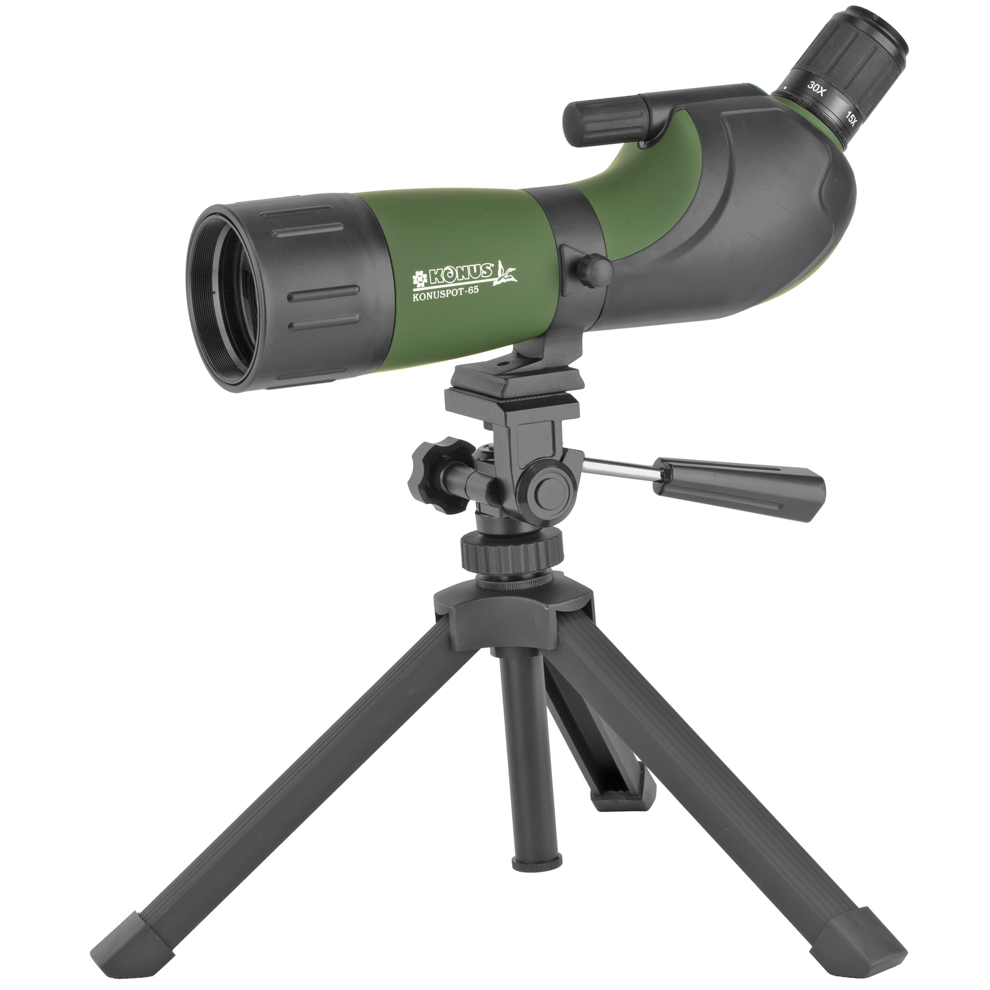 Konus Konuspot 15-45X 65 Green Tripod Cs Spotting Scope 31.7oz 7128 - Konus
