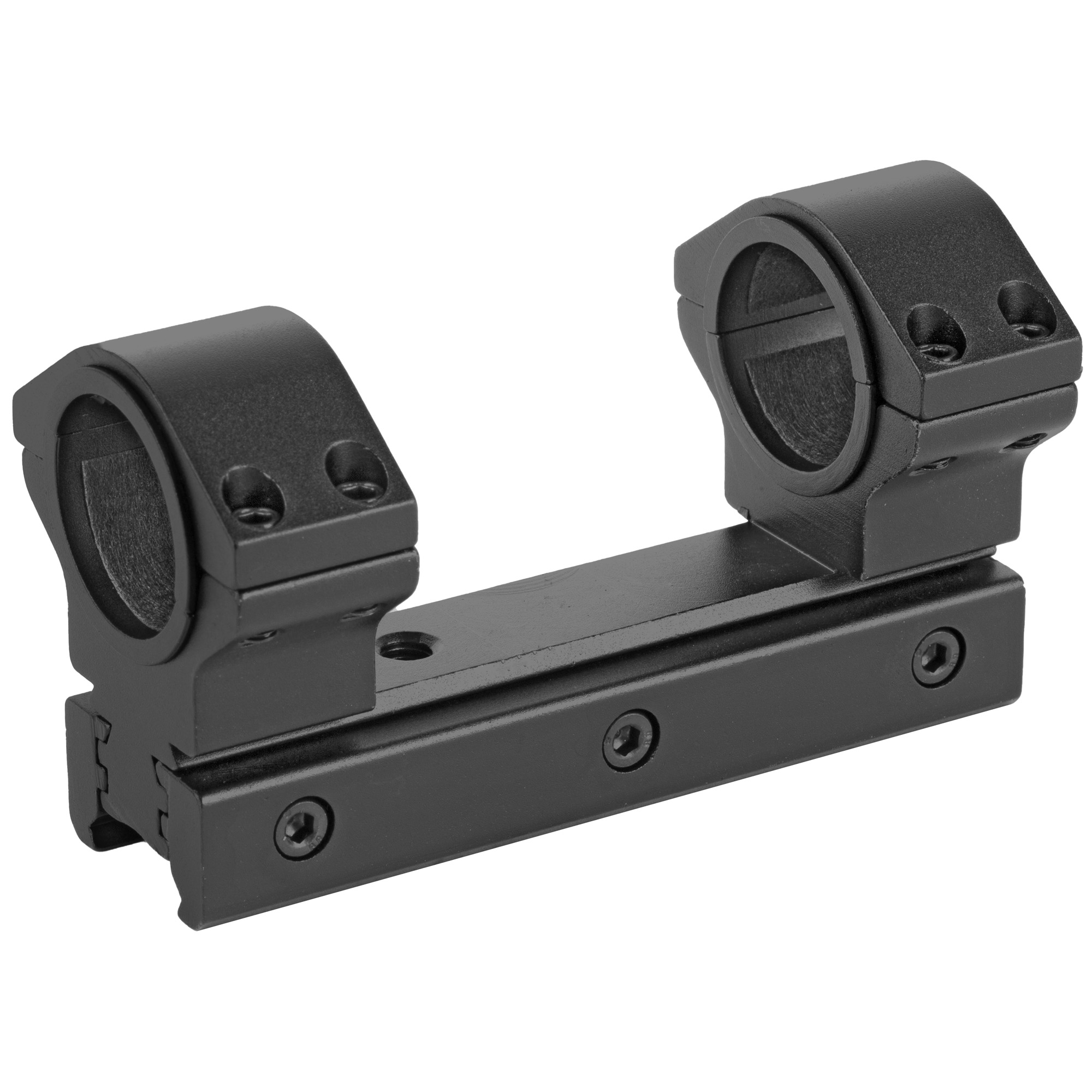 Konus One-Piece Ring Mount, fits 32mm to 52mm Objective Lenses, for 1" and 30mm Scopes, Matte Black - Konus