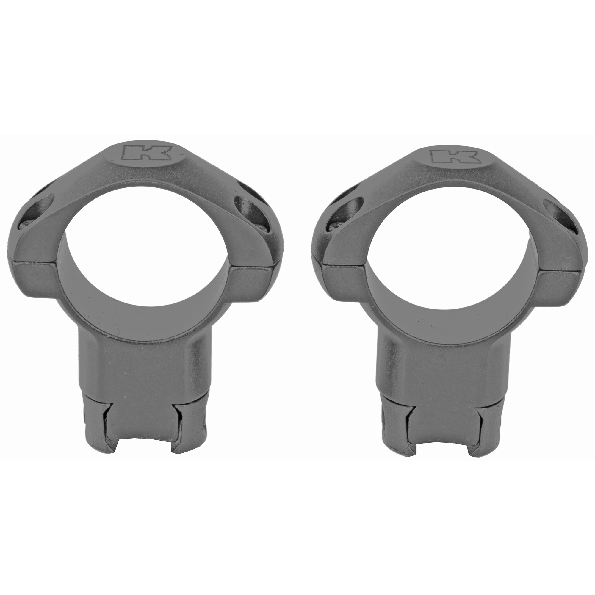 Konus High 1" Steel Ring Mounts, for Airgun/22, Ring, Matte Black, fits Up To 52mm Objective Lens
