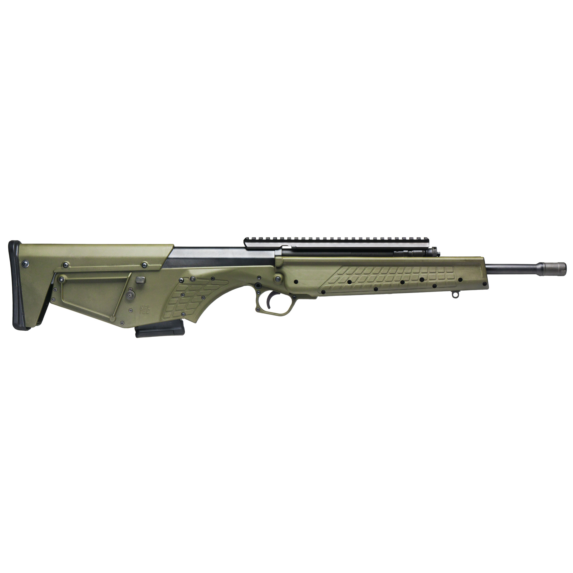 Kel-Tec RDB-C .223 Remington Semi-Auto Tactical Rifle, 20.5" Barrel, Green - RDBCGRN - Kel-Tec
