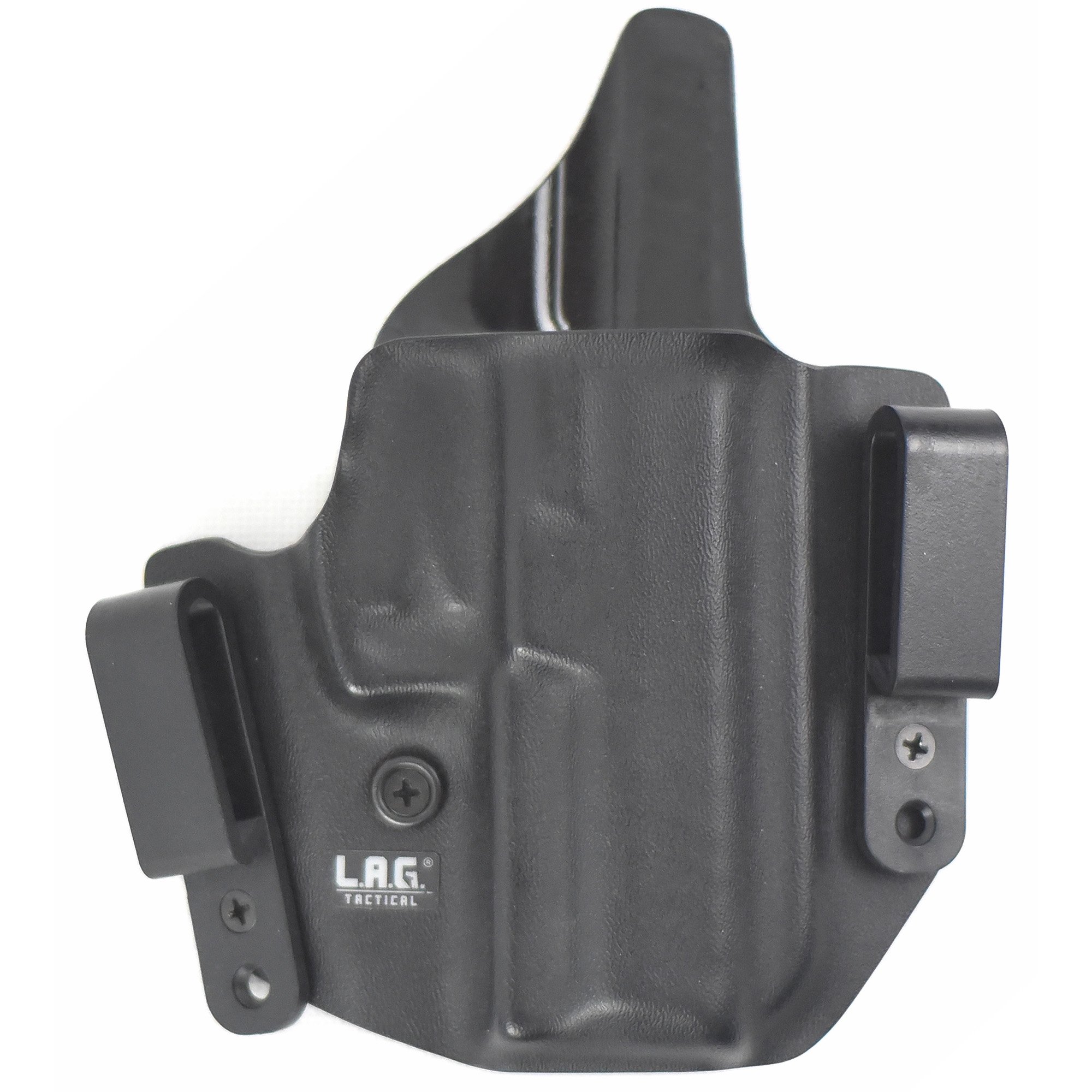 Lag Tactical Defender Right Hand Holster for IWI Masada Slim, Black - 19012 - Lag Tactical