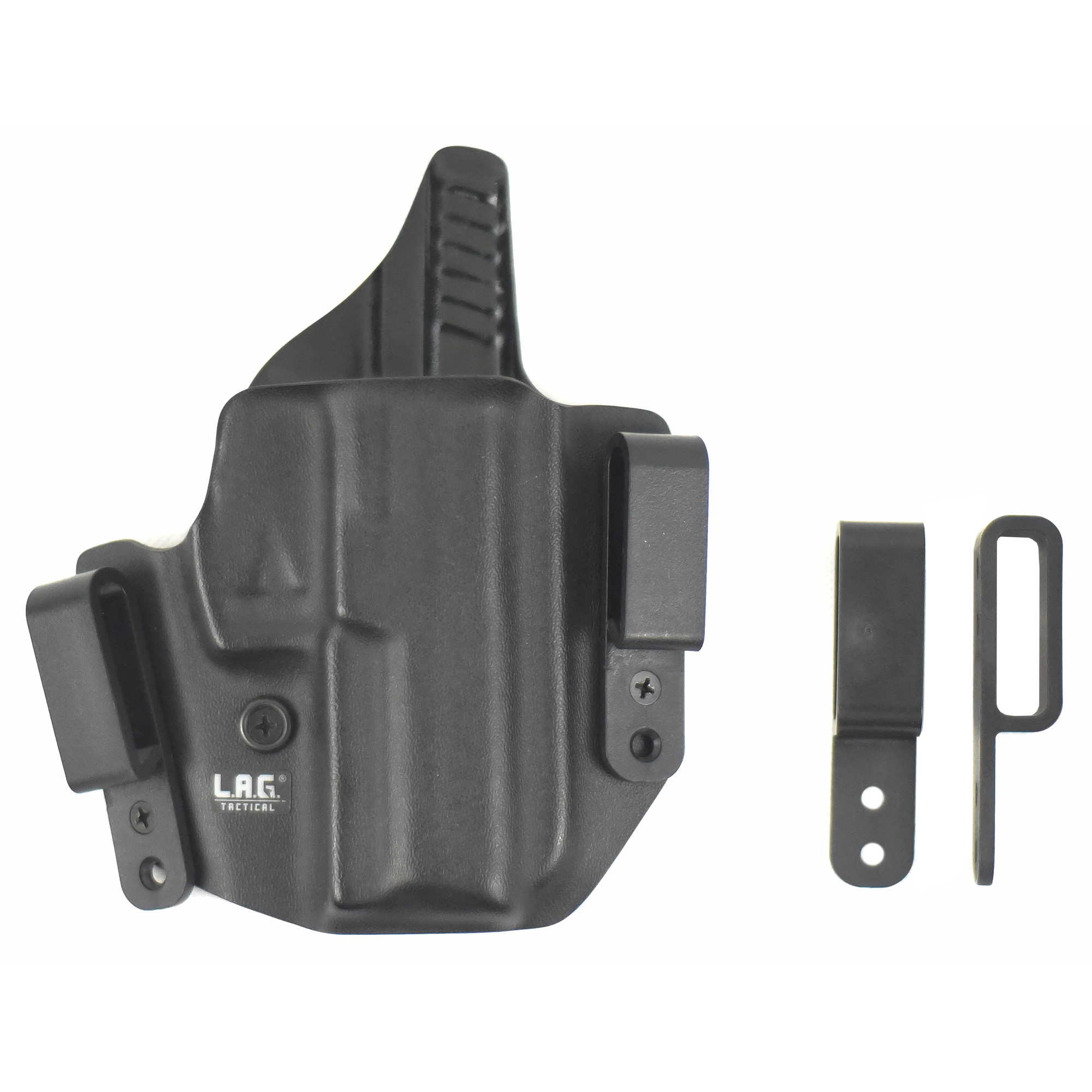Lag Tactical Defender Right Hand IWB Holster for Springfield Hellcat Pro, Black - 3057 - Lag Tactical