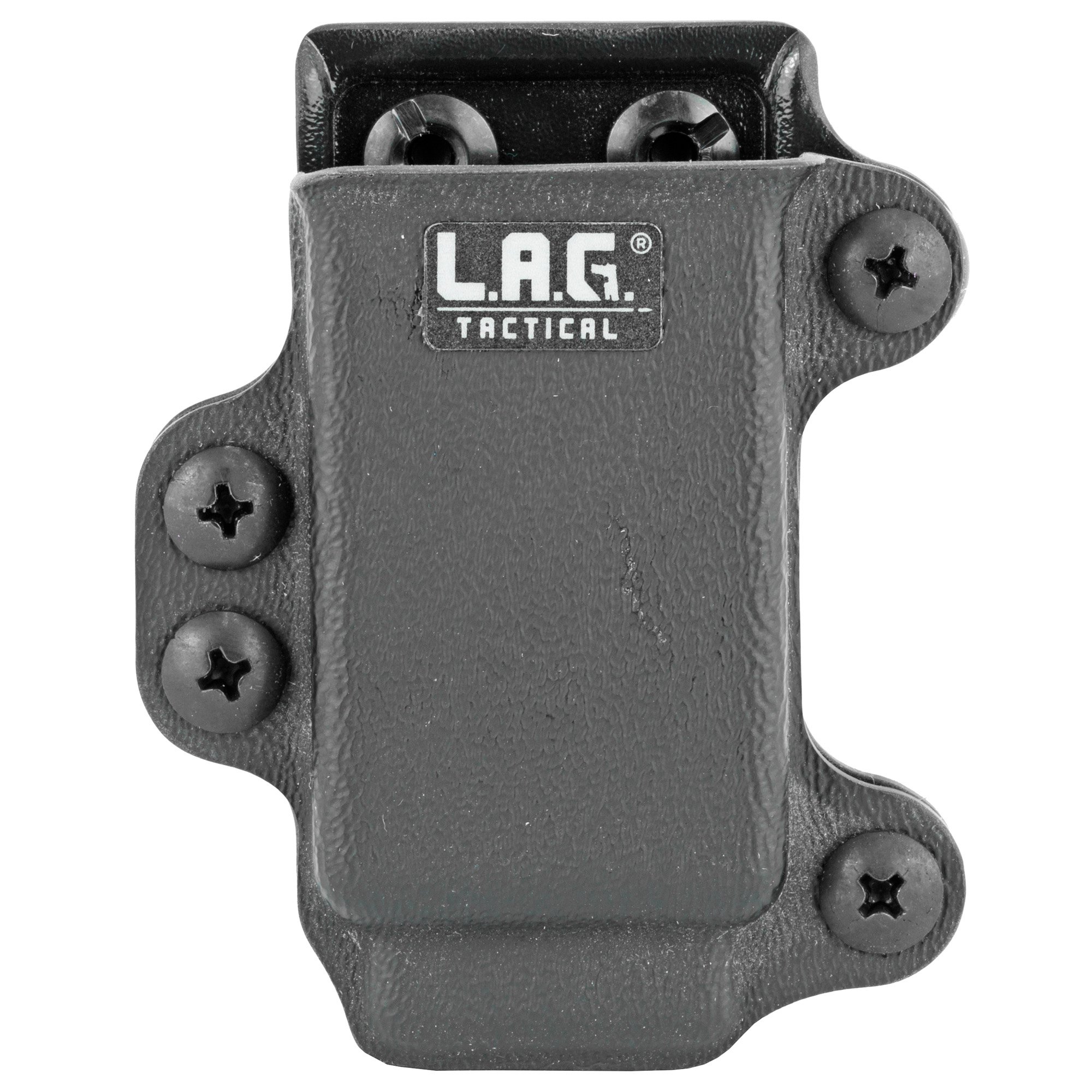 Lag Tactical Single Pistol Magazine Carrier, Black - 34001 - Lag Tactical