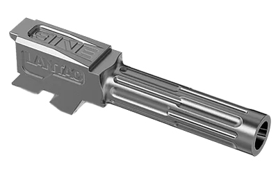 LanTac USA LLC 9INE Barrel, Fluted, fits Glock 43/43x, Stainless Steel Finish, Silver - Lantac